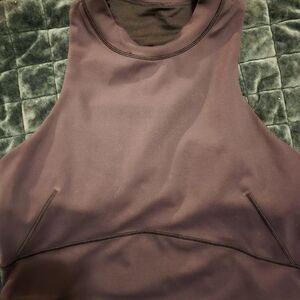 black long sports bra